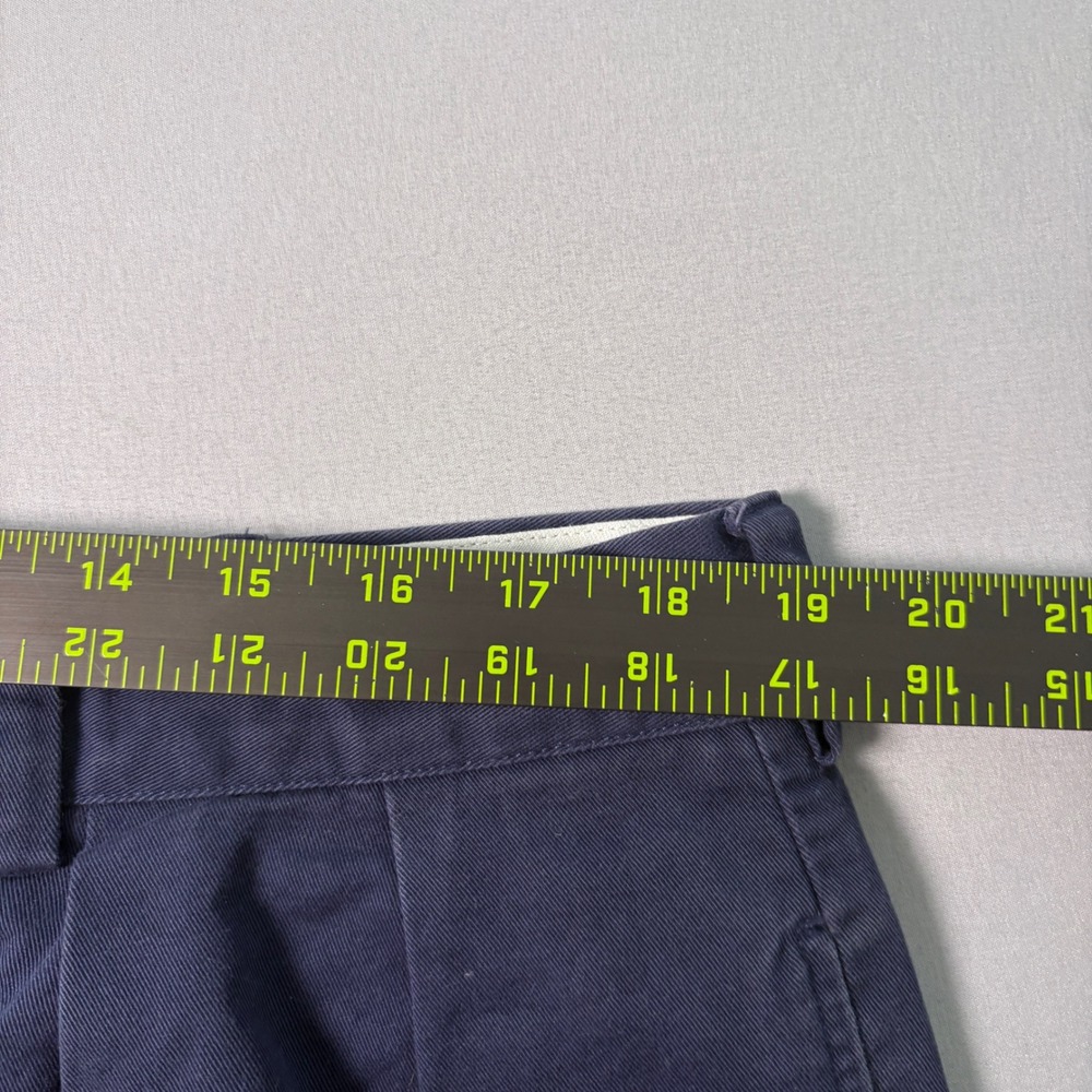 Polo Golf Ralph Lauren Mens Navy Blue Pleated Cotton Classic Golf Shorts 38 - Picture 6 of 6